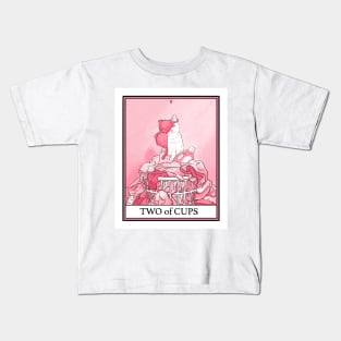 Two of Cups Cat Tarot Kids T-Shirt